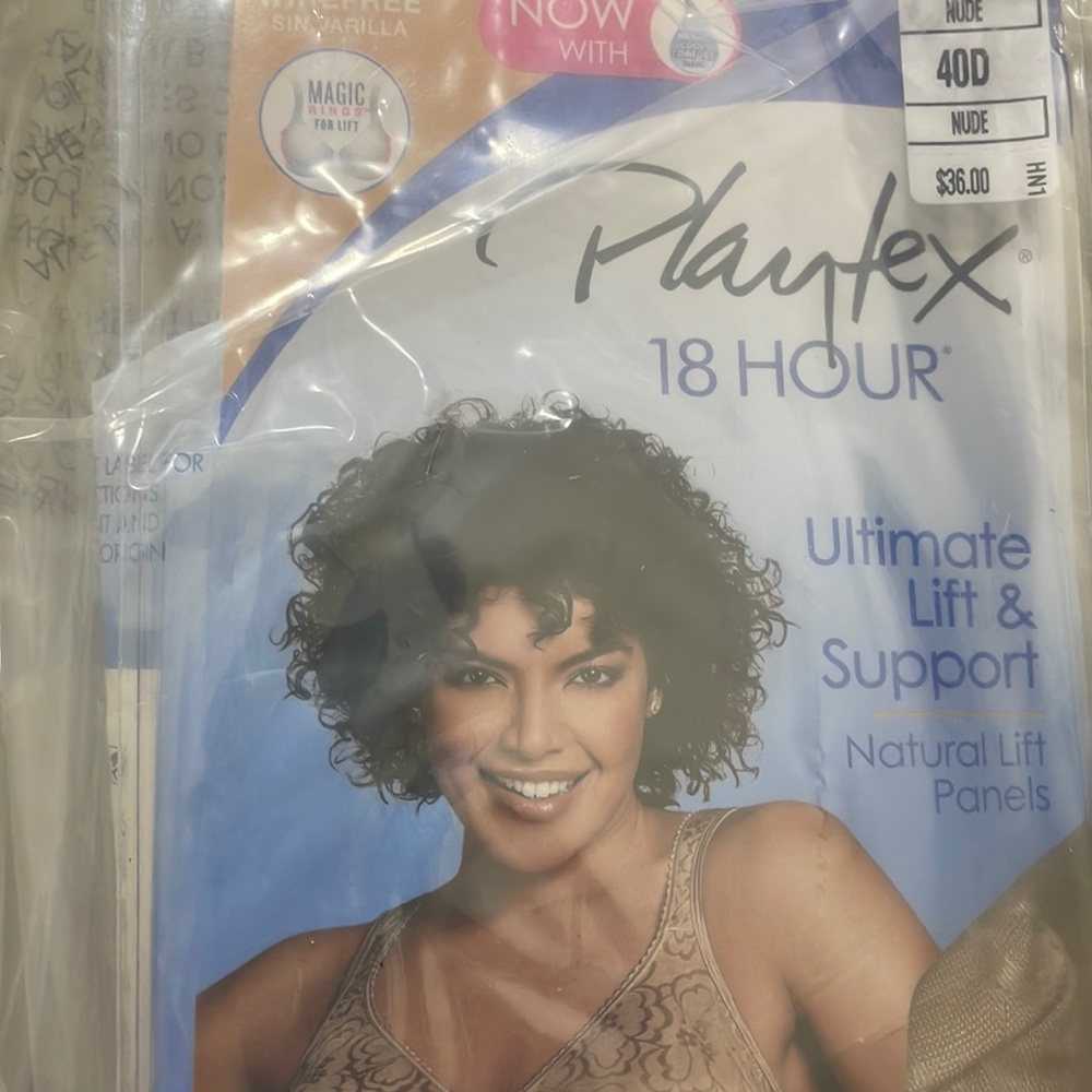 Playtex wireless bra 40 D nude color
